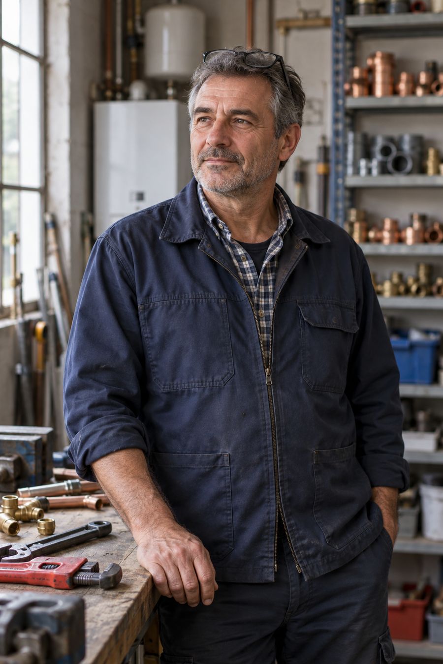 Ritratto di Marco Lanzani in laboratorio